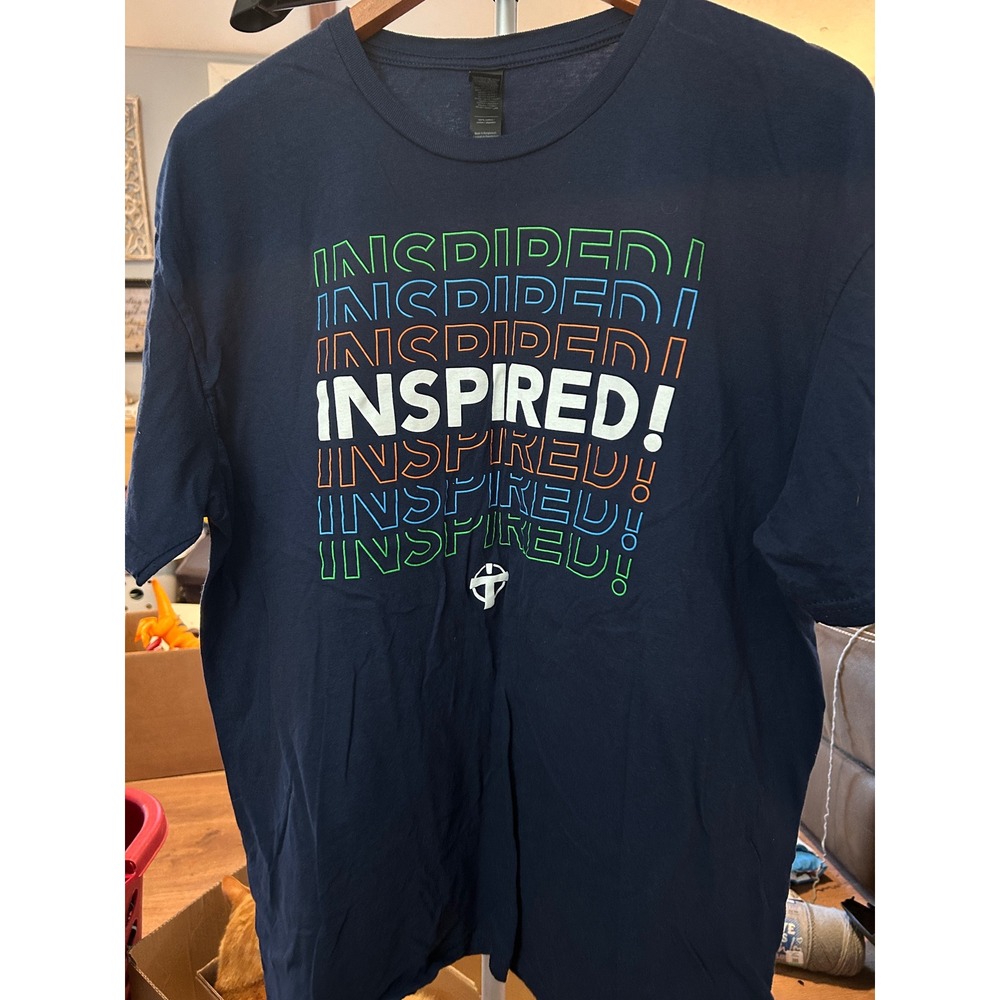 Inspired tee shirt navyโ blue